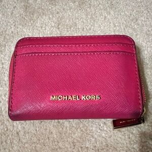 Michael Kors USED pink wallet
